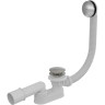 Сифон ALCAPLAST A507CKM для ванны click/clack металл, длина 57 см
