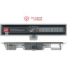 Водоотводящий желоб ALCAPLAST APZ1SMART-LINE-850 с перфорированной решеткой